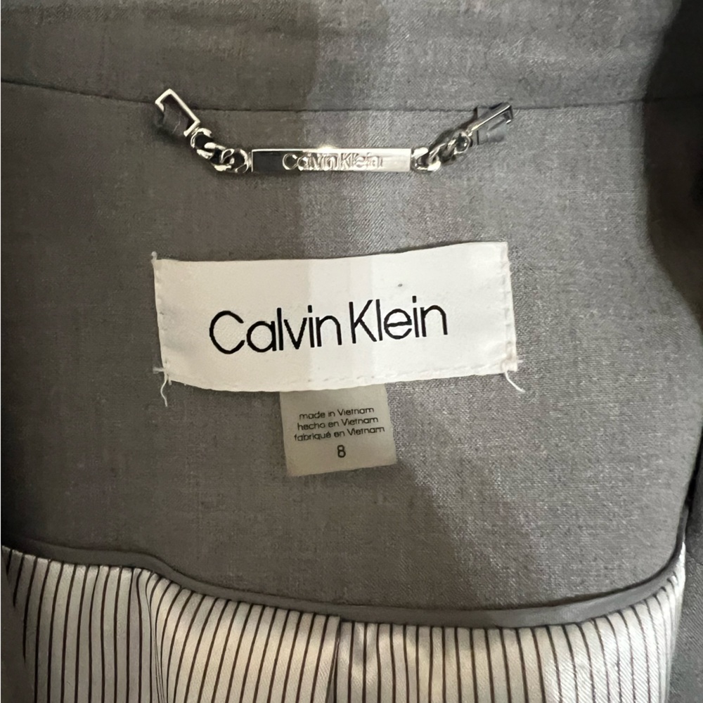 Calvin Klein Light Gray Blazer
